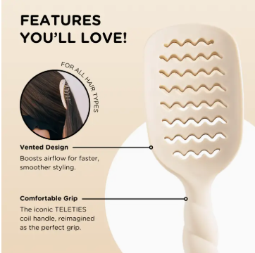 TELETIES Vented Hair Brush