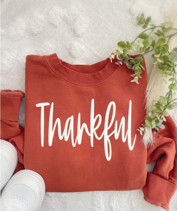 thankful sweatshirt fall