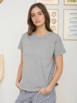 Exposed Seam Knit Top-2 colors