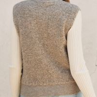 Sherpa & Puff Contrast Vest