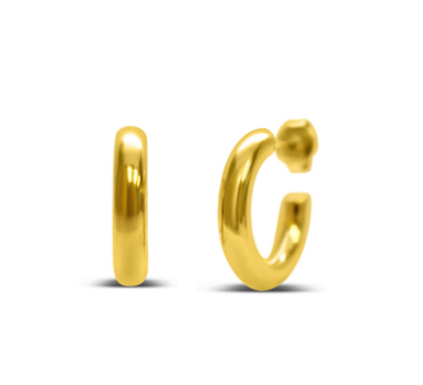 Weightless Hoop Earrings - PVD Gold