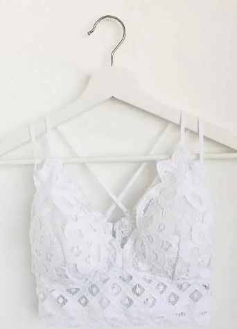 Scalloped Lace Cami Bralette