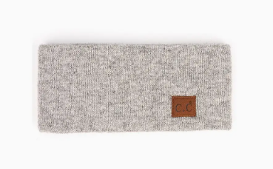 C.C Heather Knit Plain Head Wrap