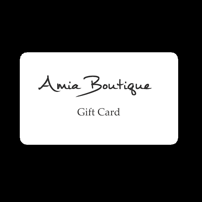 Amia Boutique Gift Card available for your gifting needs!