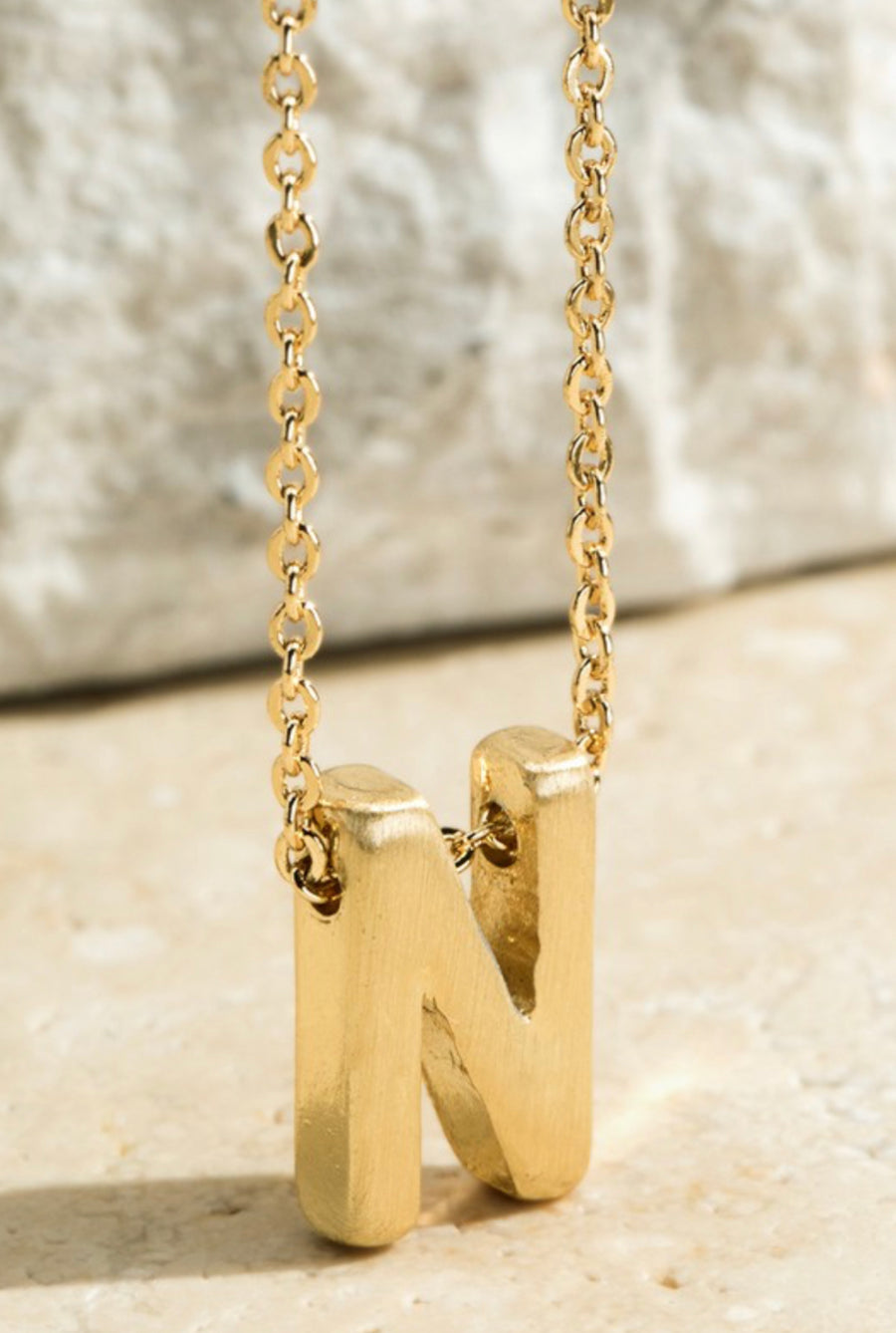 Gold Initial Necklaces