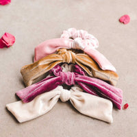 Velvet Bow Scrunchie