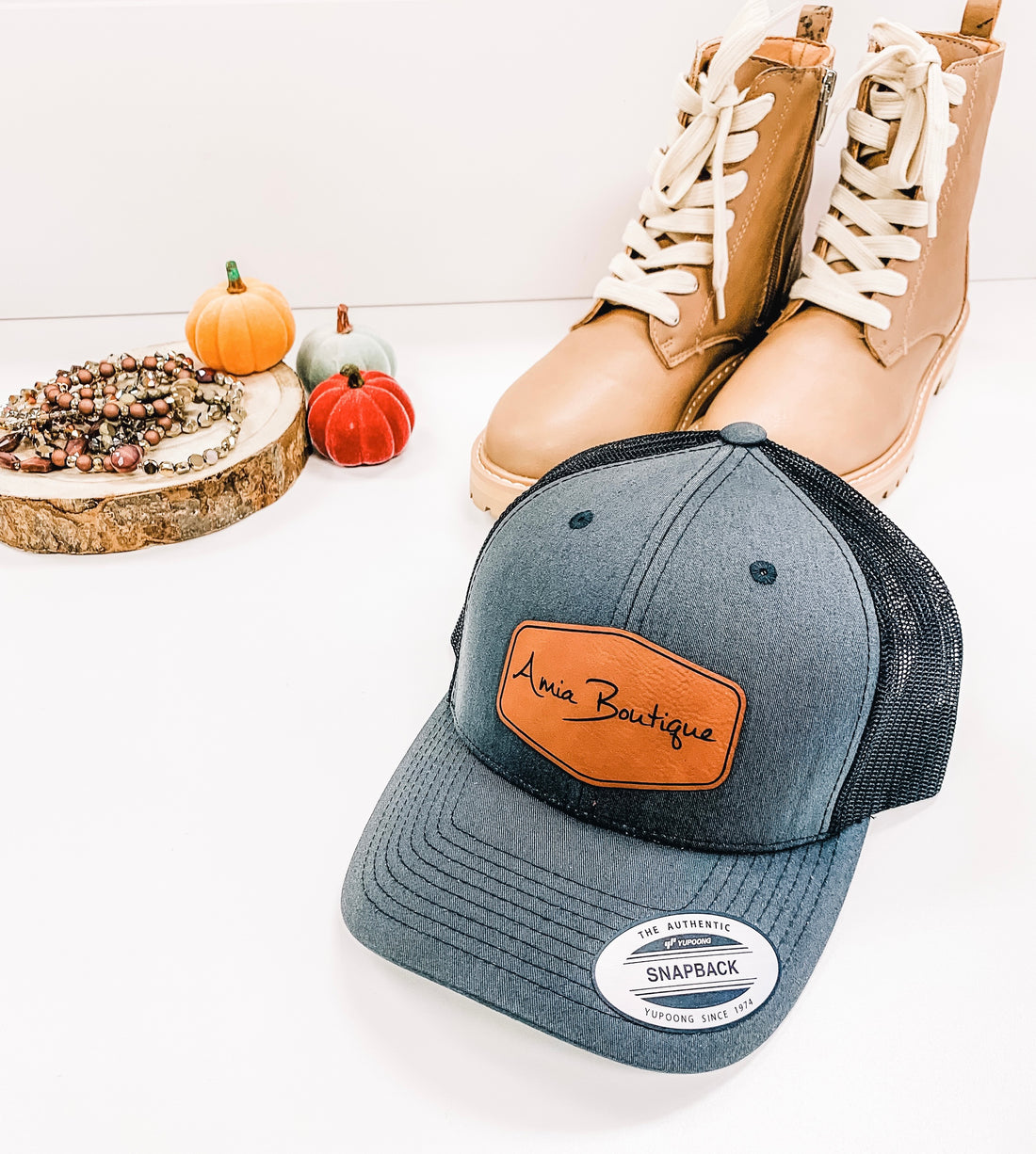 Amia Boutique Adjustable Trucker Hat 5 Colors Available