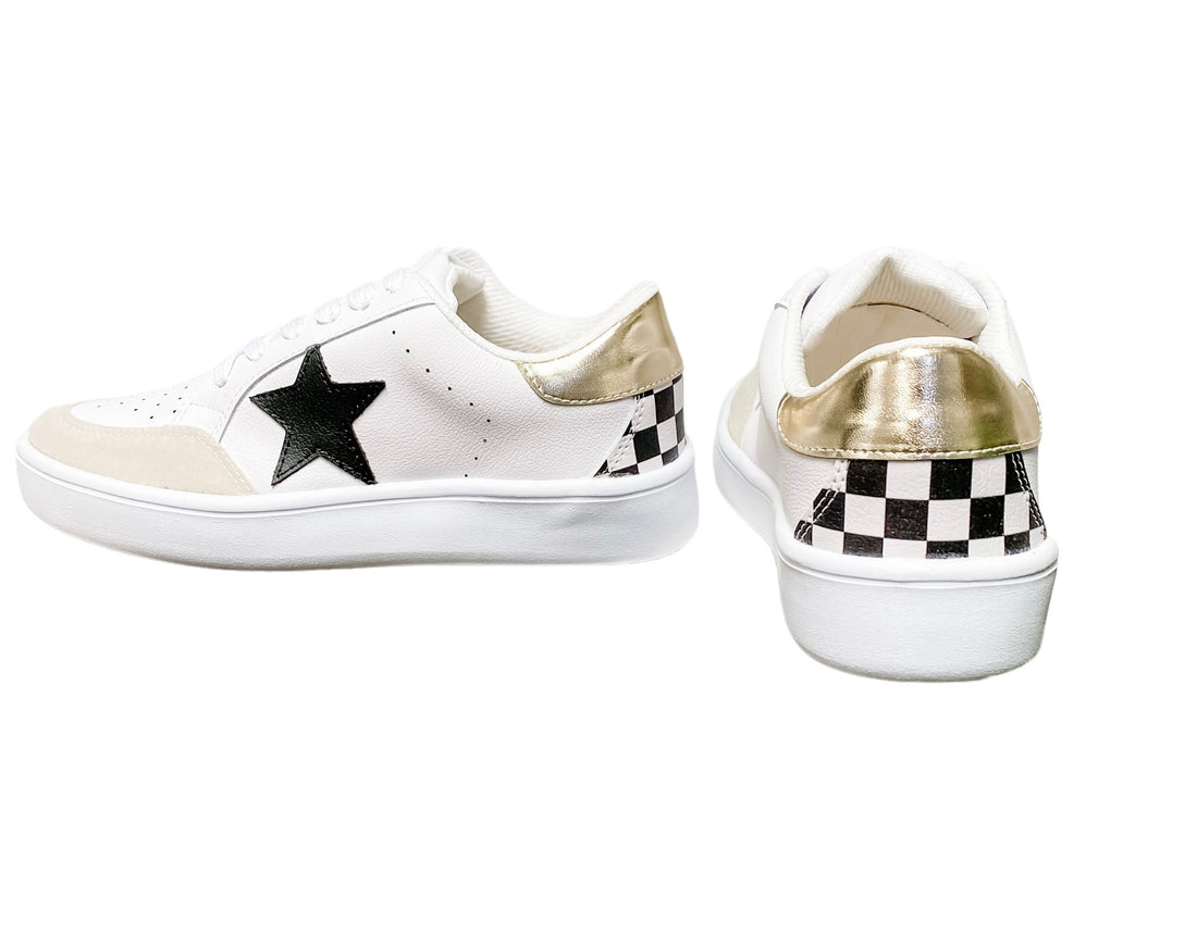 Maker’s Star Checkered Sneakers