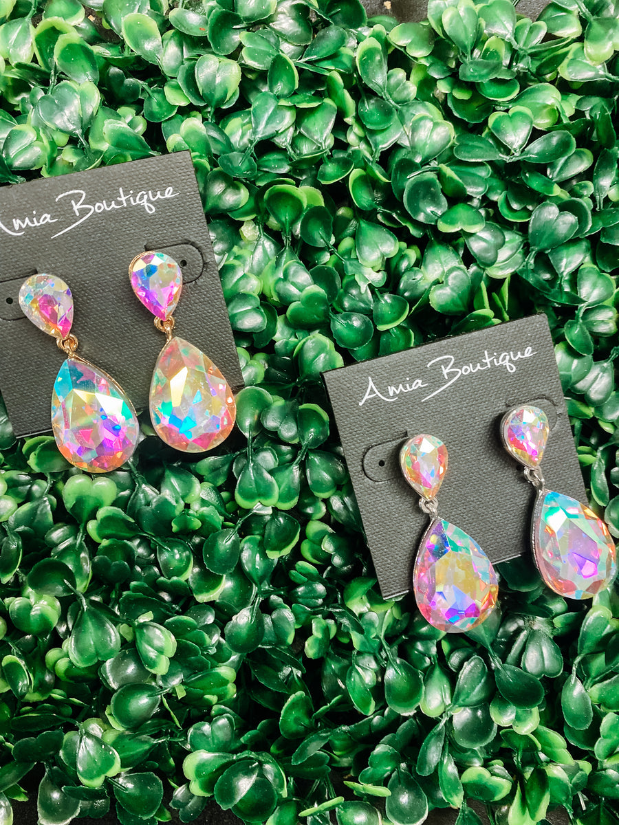 Dynamite Rainbow Teardrop Earrings
