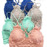 Crochet Lace Bralettes Multiple Color Options