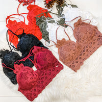 Crochet Lace Bralettes Multiple Color Options