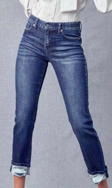 The Marissa Kancan Mid Rise Skinny Straight Jean