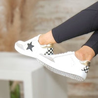 Maker’s Star Checkered Sneakers