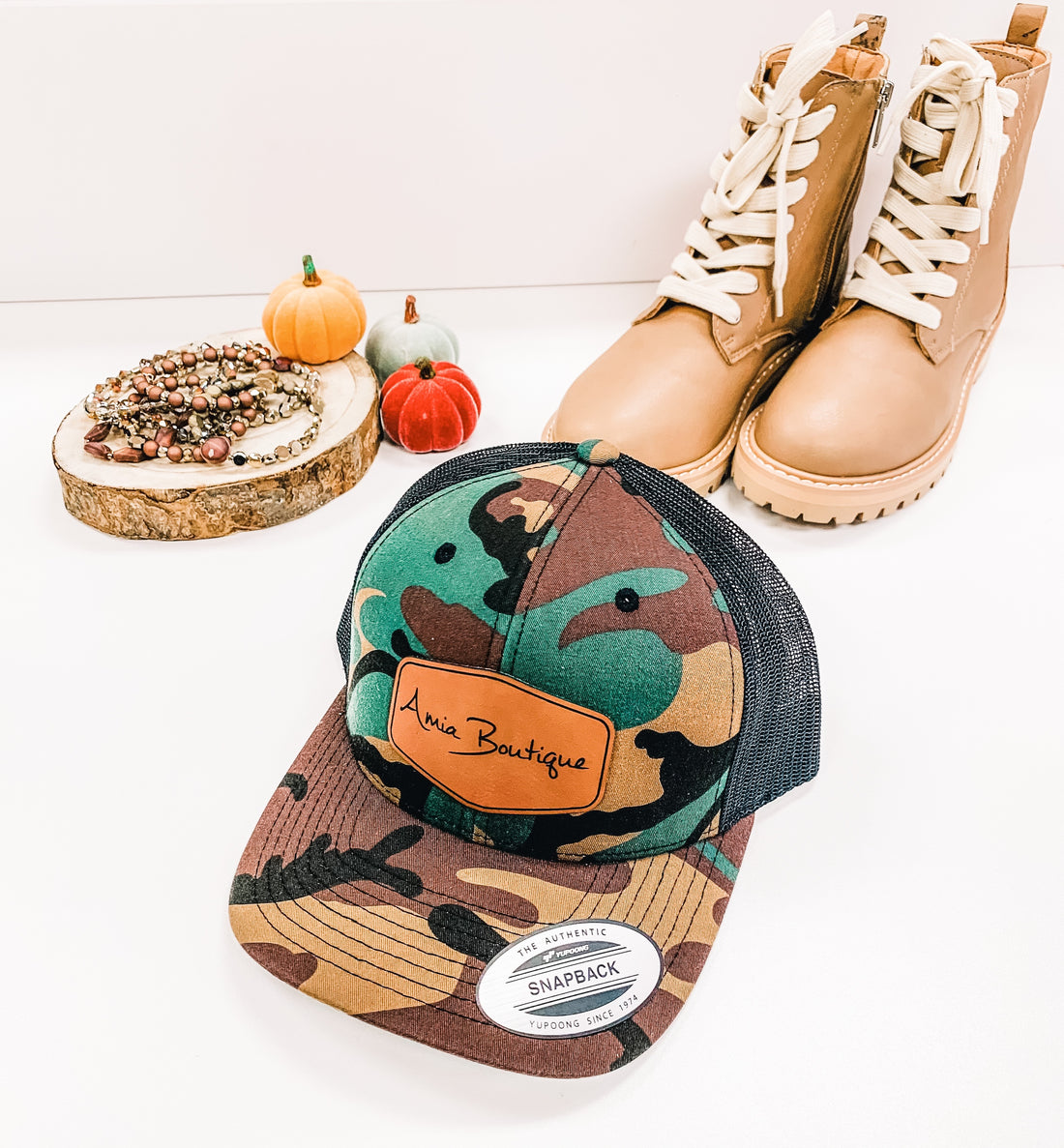 Amia Boutique Adjustable Trucker Hat 5 Colors Available