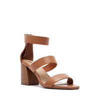 The Doris Camel Open Toe Heel Sandal