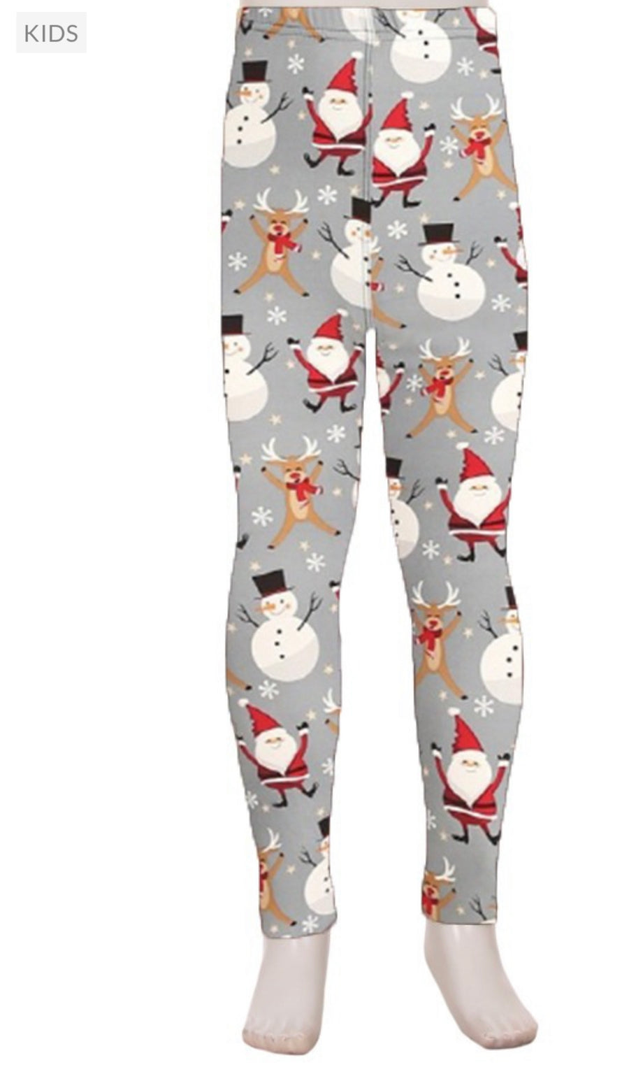 KIDS Buttery Soft Holiday Printed Leggings