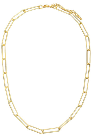 The Pia Paperclip Gold Chain