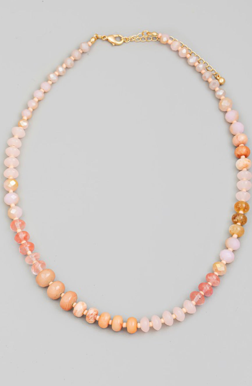 The Becky Ball Disc Bead Necklace