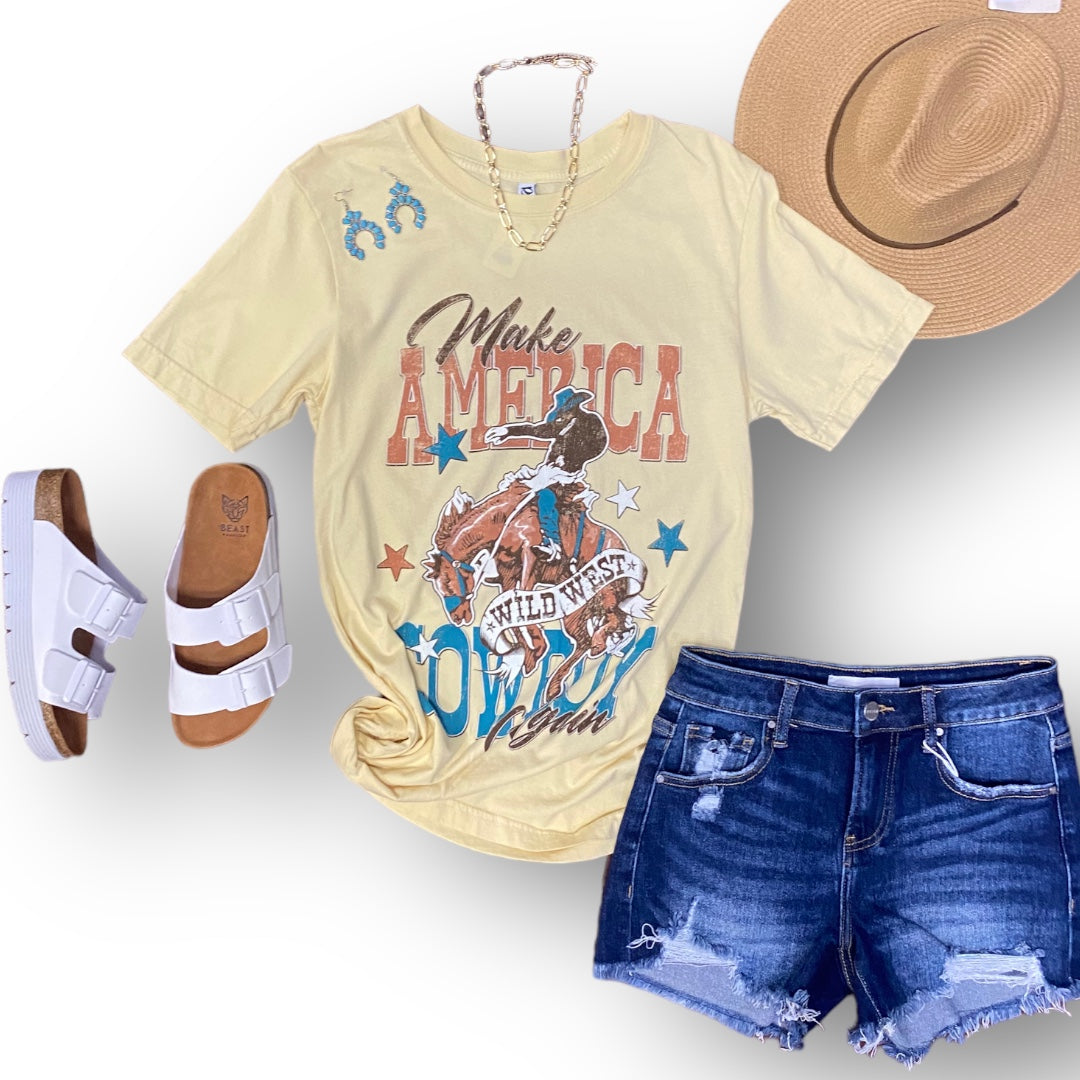 Make America Cowboy Again Graphic Tee