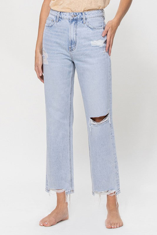 The Kassie Boyfriend Crop Jeans